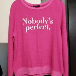 💜WILDFOX💜PINK SWEATSHIRT "L".